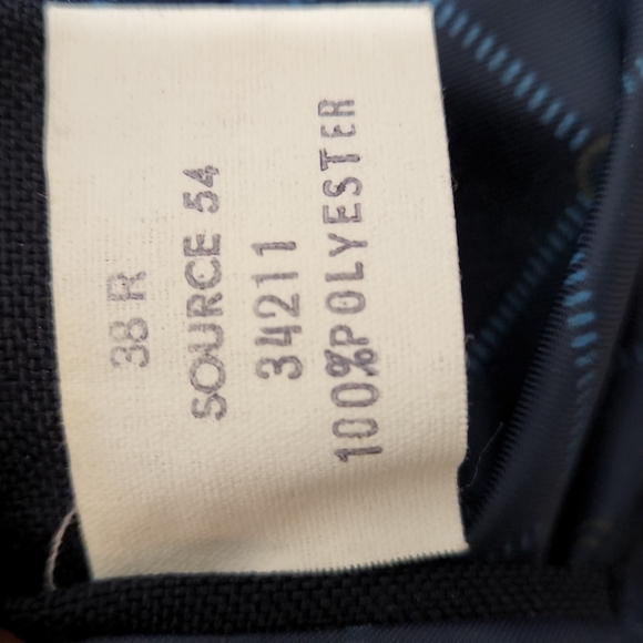 Vintage Navy Sears Perma-Prest Classic Collection Suit Coat - Picture 7 of 8